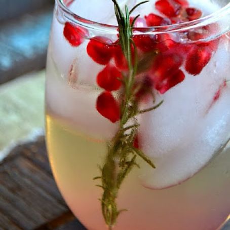 Beverage - Pomegranate & Rosemary White Sangria