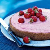Frozen Strawberry Margarita Pie