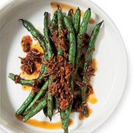 Blistered Green Beans with XO Sauce