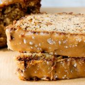 Salted Caramel Banana Bread