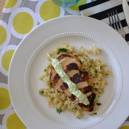 Blackened Chicken and Cilantro Lime Quinoa