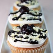 Cherry Almond Cupcakes