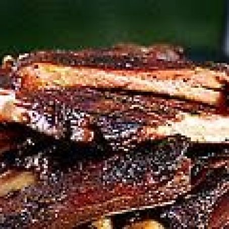 Memphis-Style Hickory-Smoked Beef and Pork Ribs