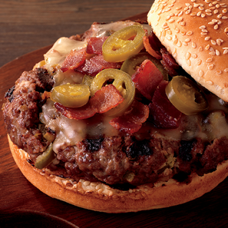 Jalapeño and Bacon Cheeseburgers (Spicy)