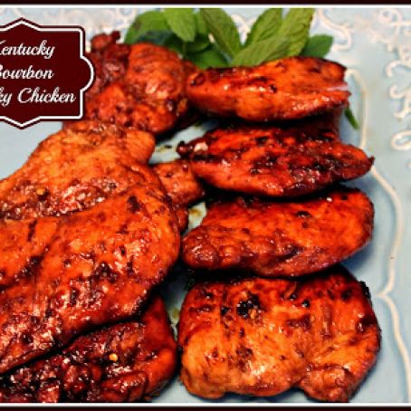 Kentucky Bourbon Sticky Chicken!