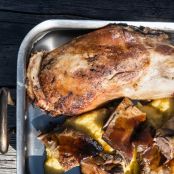 Braised Leg of Lamb with Graukäse Polenta Recipe | SAVEUR