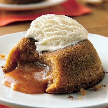 Molten Butterscotch Cakes