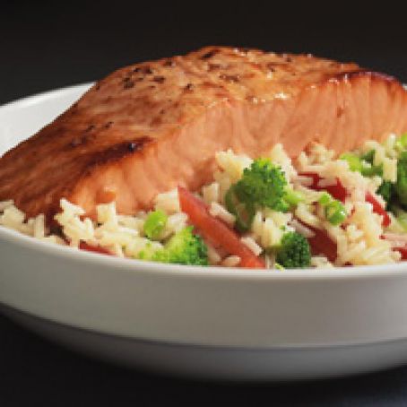 Teriyaki Salmon Supper