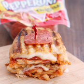 Chicken Pepperoni Parmesan Panini