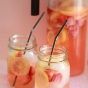 White Strawberry Lemon Sangria