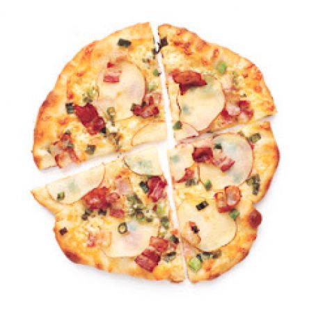 Potato and Bacon Pizzas