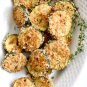 Baked Zucchini Parmesan Crisps