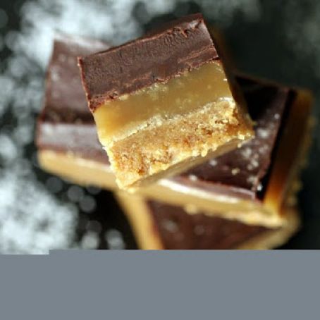 Coffee Spiked Chocolate Caramel Bars