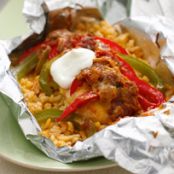Foil-Pack Chicken Fajita Dinner
