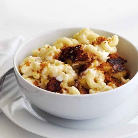 UPSIDE-DOWN MAC & CHEESE