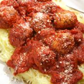 Spaghetti Squash and Turkey Meatballs