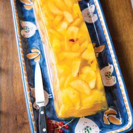 Moscato and Peach Gelée