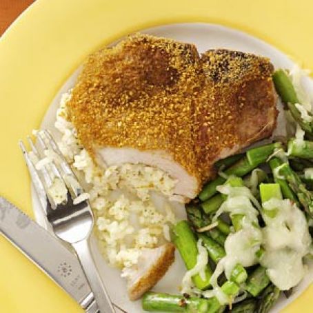 Rice-Stuffed Pork Chops
