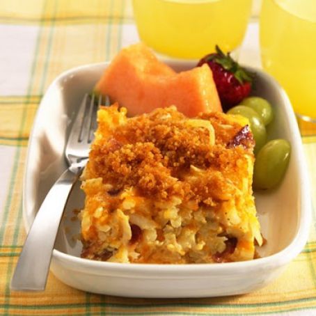 Hash Brown Potato and Egg Bake