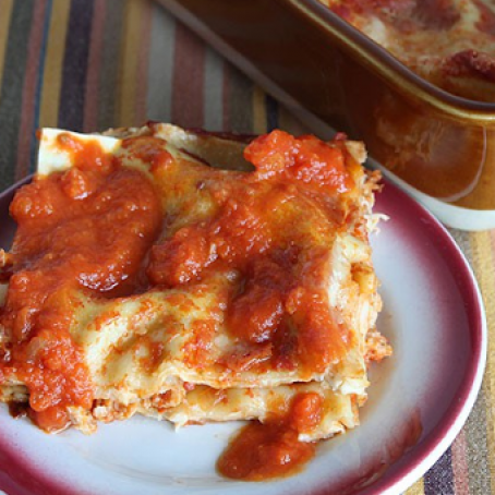 Chicken Sausage and Mozzarella Lasagna