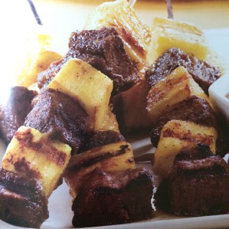 Beef with Pineapple Mustard