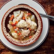 Chicken Fricot (Acadian Chicken and Dumplings Soup)