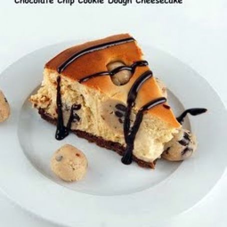 Chocolate Chip Cookie Dough Cheesecake