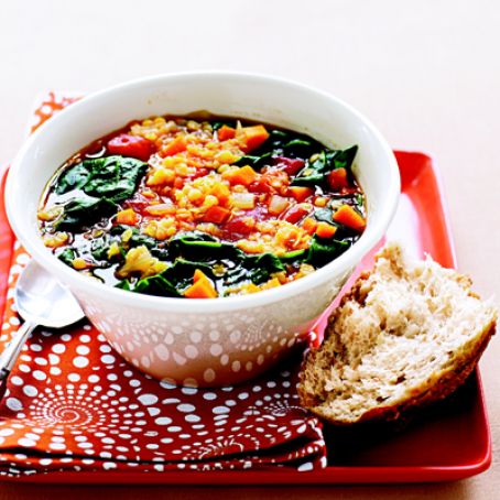 Red Lentil and Vegetable Soup