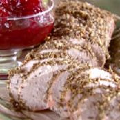 Herbed Pork Roast and Cranberry Chutney
