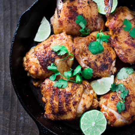 Roast Thai Chicken with Red Curry Rub