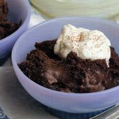 WARM BROWNIE PUDDING