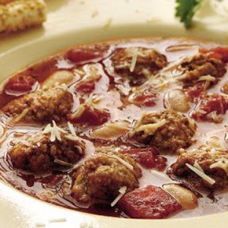 Slow Cooker Italian Meatball Soup