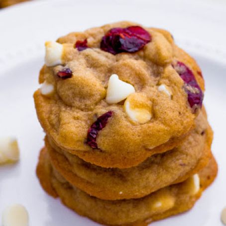 Soft-Baked White Chocolate Cranberry Cookies