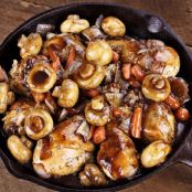 Vinegar Braised Chicken & Mushrooms