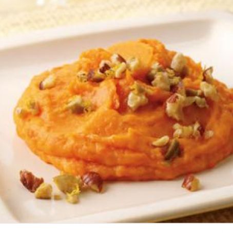 Carrot Puree with Hazelnut Tapenade