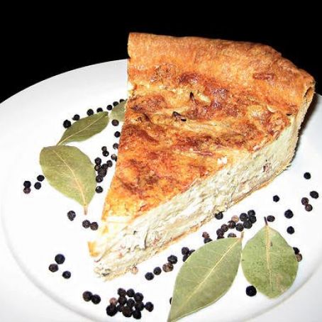 Quiche Lorraine (Bacon and Cheese Tart)