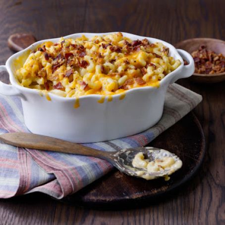 David Venable's 3 Cheese Macaroni and Cheese with Country Smoked Bacon