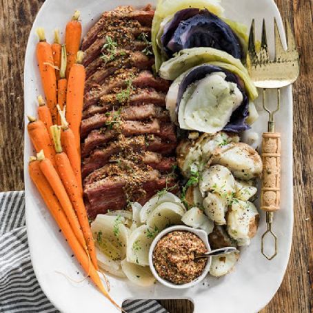 Crock Pot Corned Beef & Cabbage