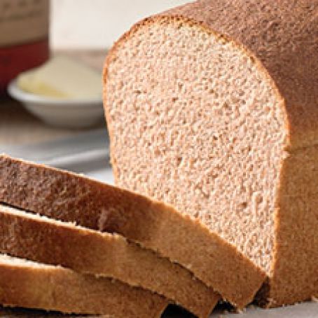 Whole Wheat Bread (Large Loaf for Bread Machine)