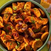 Spicy Smoked Sweet Potato Salad