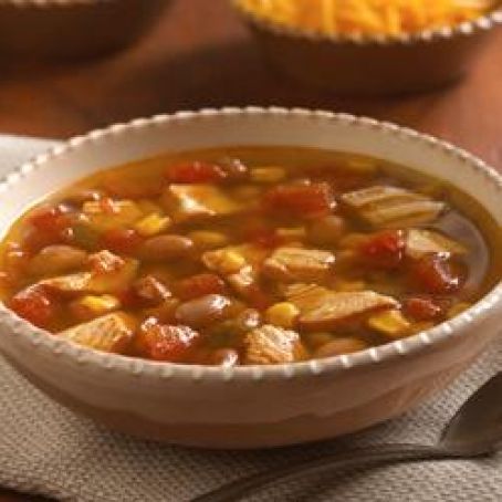 Leftover Turkey Taco Soup