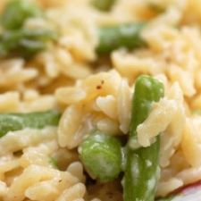 Creamy Orzo with Asparagus & Parmesan