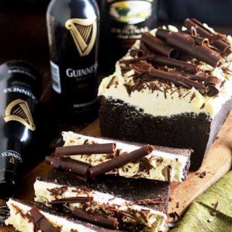 Malted Guinness Chocolate Cake with Baileys Frosting