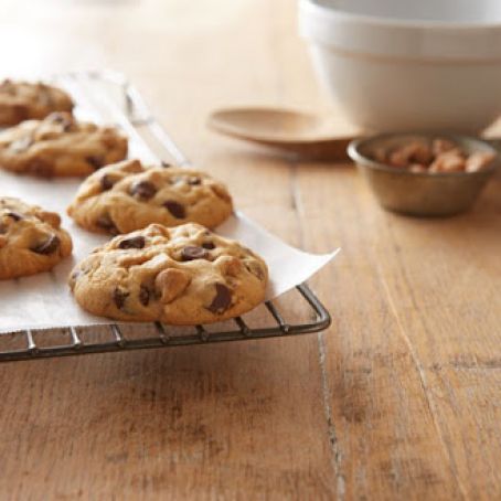 Double Peanut Butter and Milk Chocolate Chip Cookies Recipe