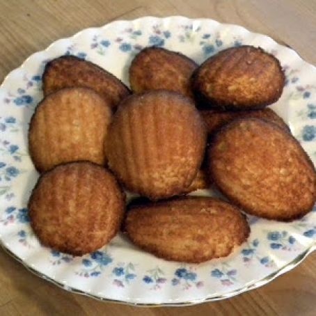 Almond Lemon Madeleines