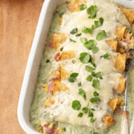 Eggs - Ham and Eggs Enchiladas