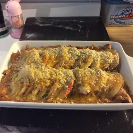 ZUCCHINI  POTATO AU GRATIN   SUES