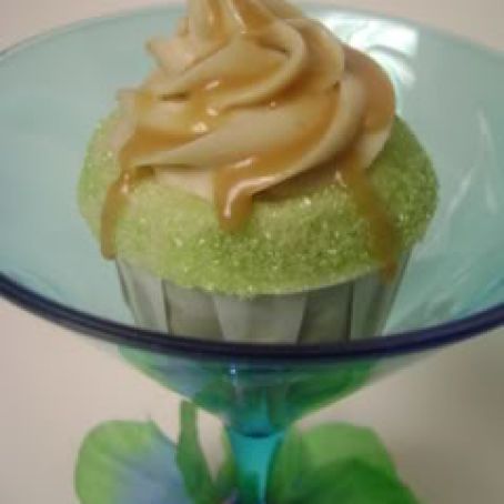 Caramel Appletini Cupcakes