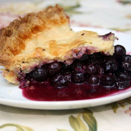 Fresh Blueberry Pie