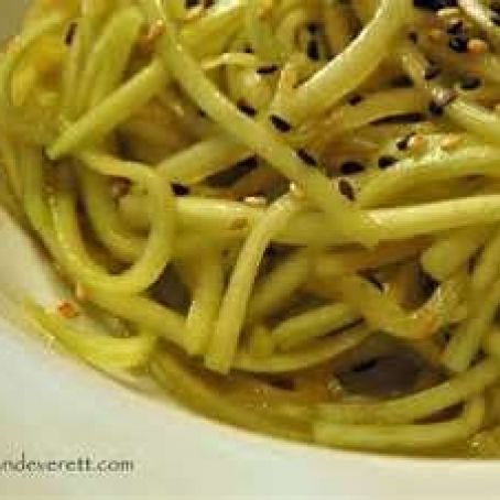 Cold Sesame (Cucumber ) Noodles****